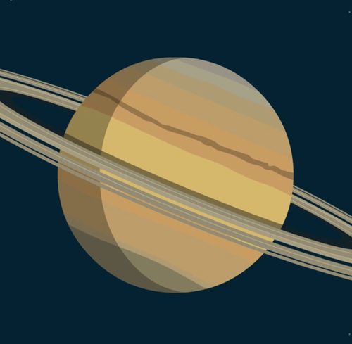 Saturne | Prisca Baverey (illustrateur)