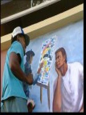 Mourtala diop, voyageur de l'art - Affiche