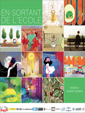 En sortant de l'école - desnos - Affiche