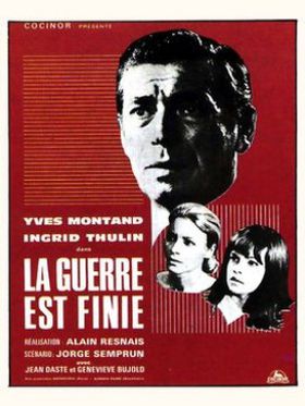 La guerre est finie - Affiche