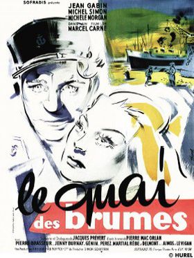 Le quai des brumes - Affiche