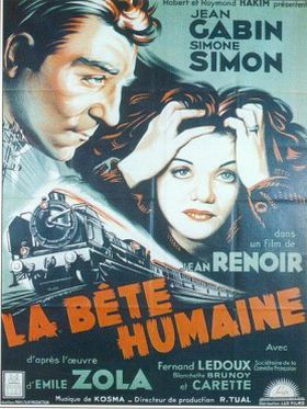 La bête humaine - Affiche