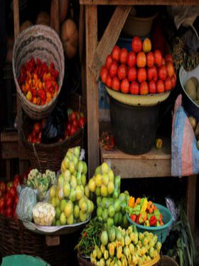 Fruits et primeurs de haute-volta - Affiche